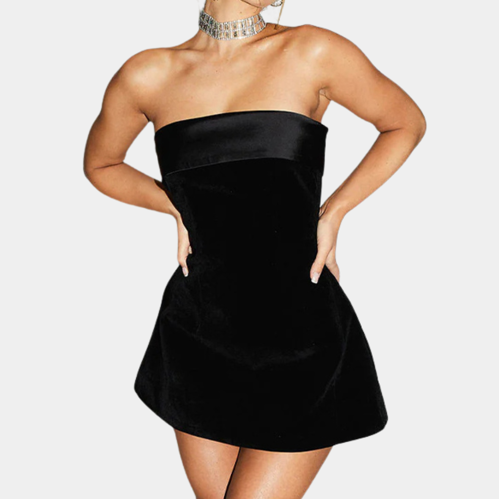 Variant image for Elegantes Damen Mini-Kleid aus Atmungsaktivem Stoff für Sommerkleider-1