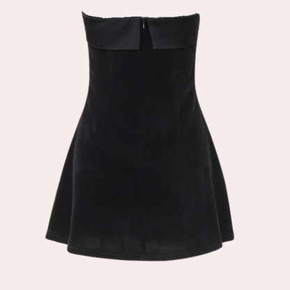 Elegantes Damen Mini-Kleid aus Atmungsaktivem Stoff für Sommerkleider-4