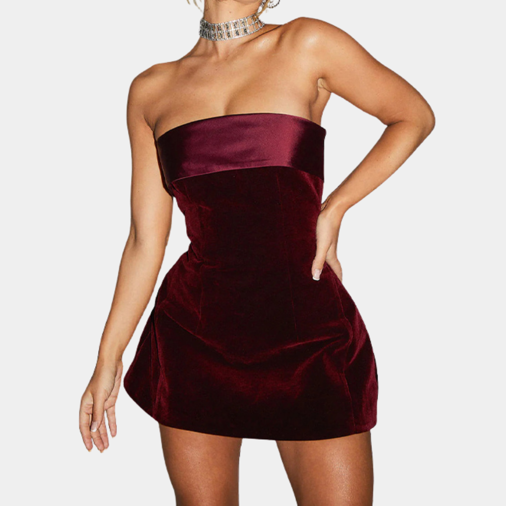 Variant image for Elegantes Damen Mini-Kleid aus Atmungsaktivem Stoff für Sommerkleider-4