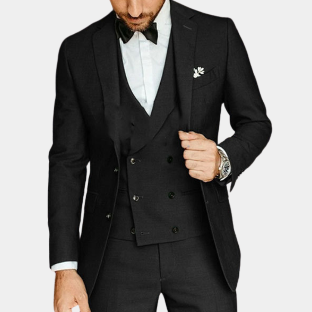 Variant image for Elegant 3-Piece Men's Suit Set - Scandinavian Design for Summer Events-1
