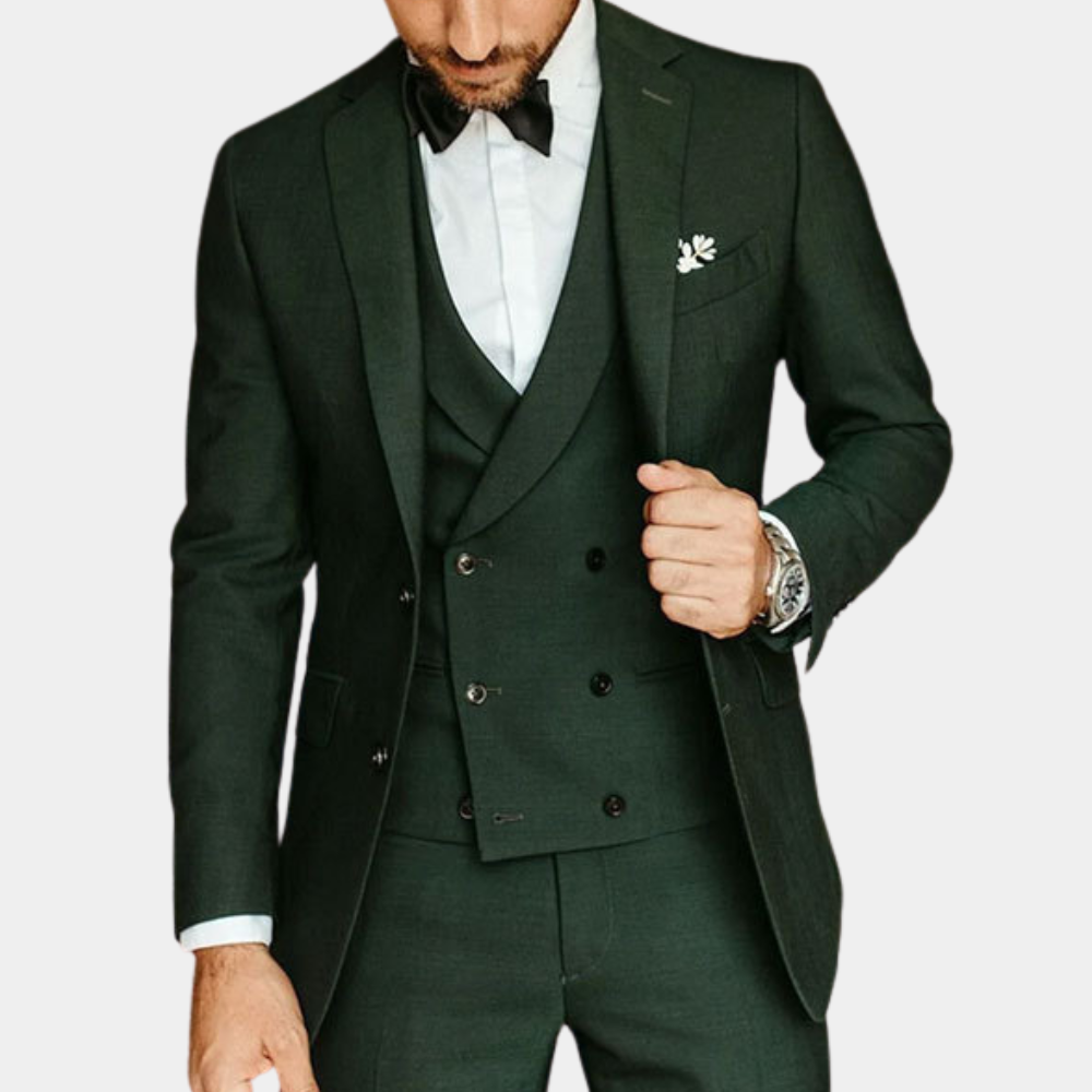 Variant image for Elegant 3-Piece Men's Suit Set - Scandinavian Design for Summer Events-16
