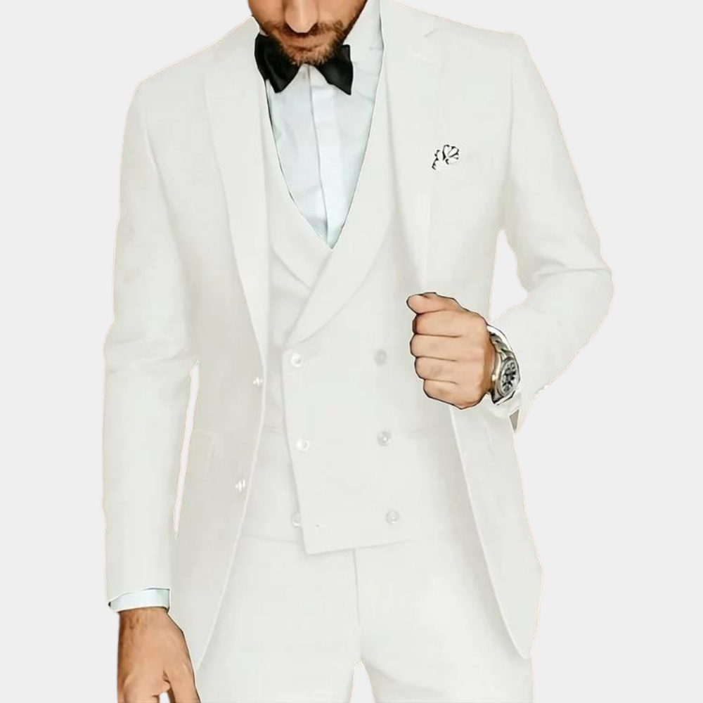 Variant image for Elegant 3-Piece Men's Suit Set - Scandinavian Design for Summer Events-21