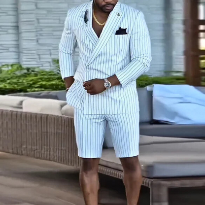 Herren Set Weiß Größe M Baumwolle Zweiteiliges Set für Männer-2