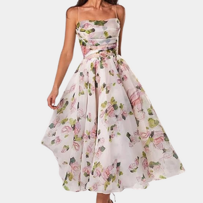 Elegantes Midi-Kleid Damen - Atmungsaktive Sommerkleider Mit Zeitlosem Design-1
