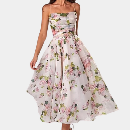 Elegantes Midi-Kleid Damen - Atmungsaktive Sommerkleider Mit Zeitlosem Design-1