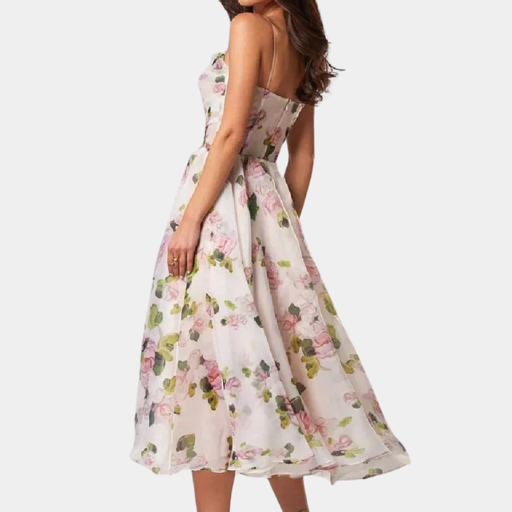 Elegantes Midi-Kleid Damen - Atmungsaktive Sommerkleider Mit Zeitlosem Design-3