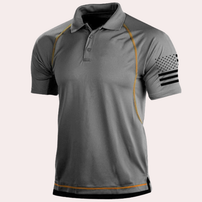 Herren Polo Shirt Taktisch Atmungsaktiv Baumwolle Modern Casual-1