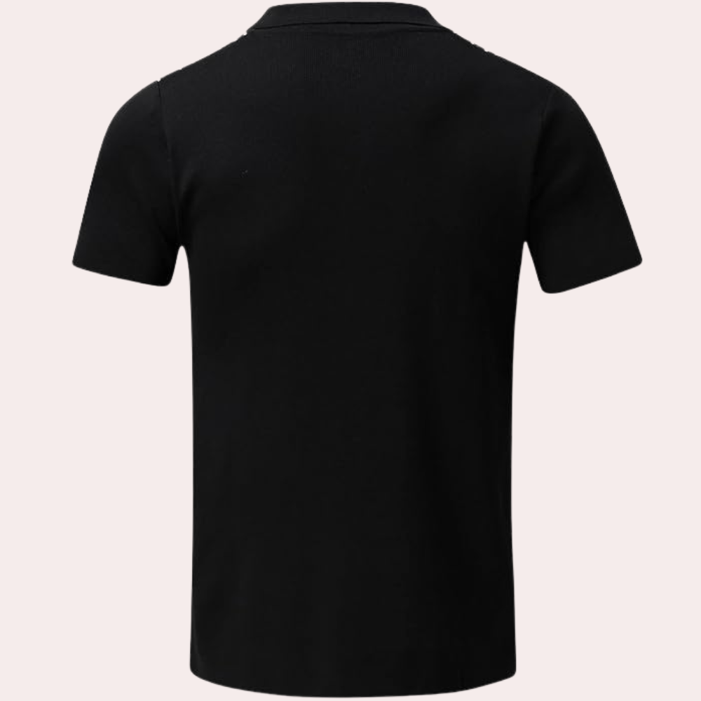 Herren Polo Shirt Auffälliges Muster Bequem Baumwolle-3