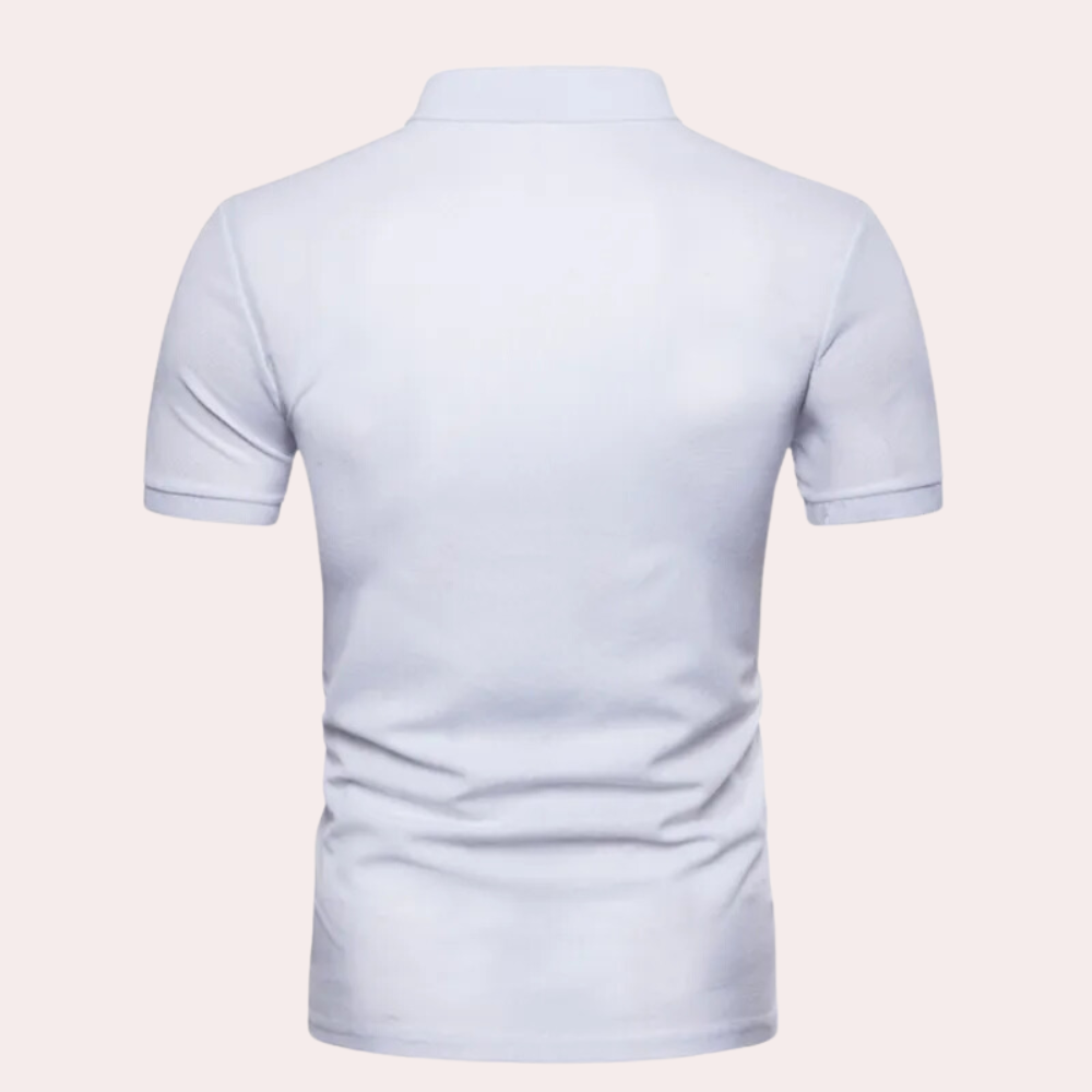 Herren Poloshirt Kontrast Modern Bequem Baumwolle - Stilvolles Polo Shirt für Casual und Formelle Anlässe-4