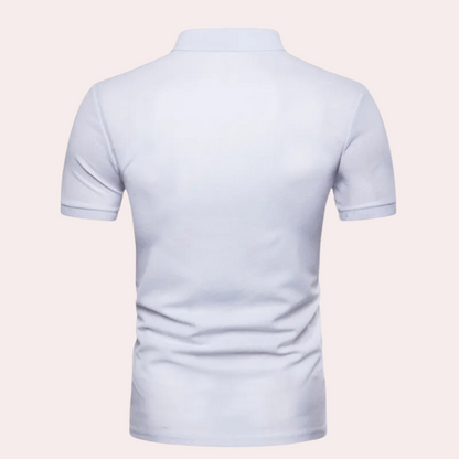 Herren Poloshirt Kontrast Modern Bequem Baumwolle - Stilvolles Polo Shirt für Casual und Formelle Anlässe-4