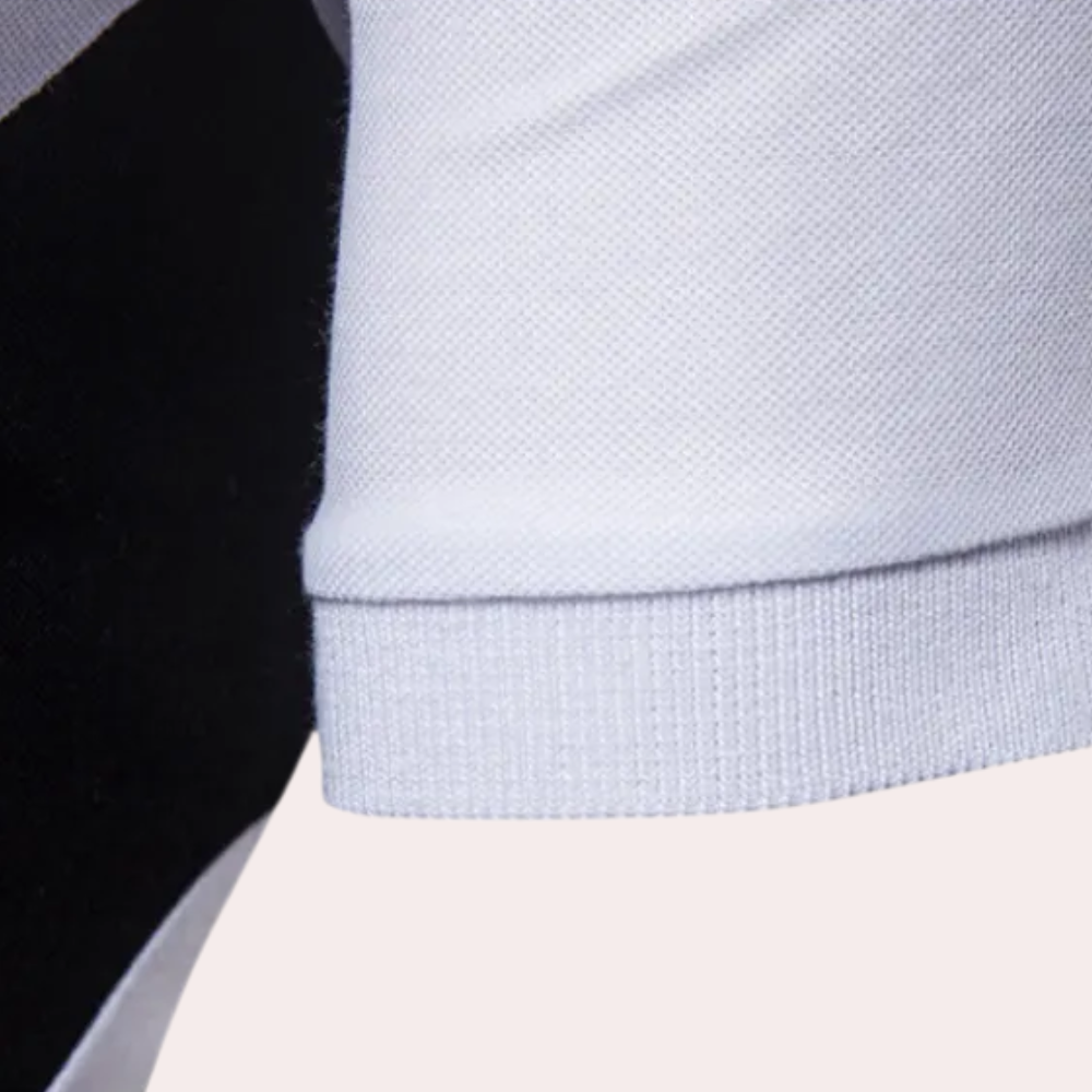 Herren Poloshirt Kontrast Modern Bequem Baumwolle - Stilvolles Polo Shirt für Casual und Formelle Anlässe-6