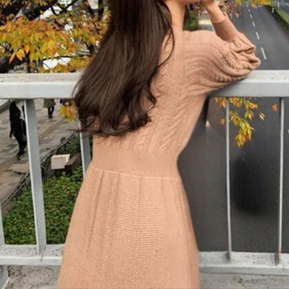 Bequemes Damenstrickkleid - Sommerkleid Mit Schmeichelhaftem Schnitt-5