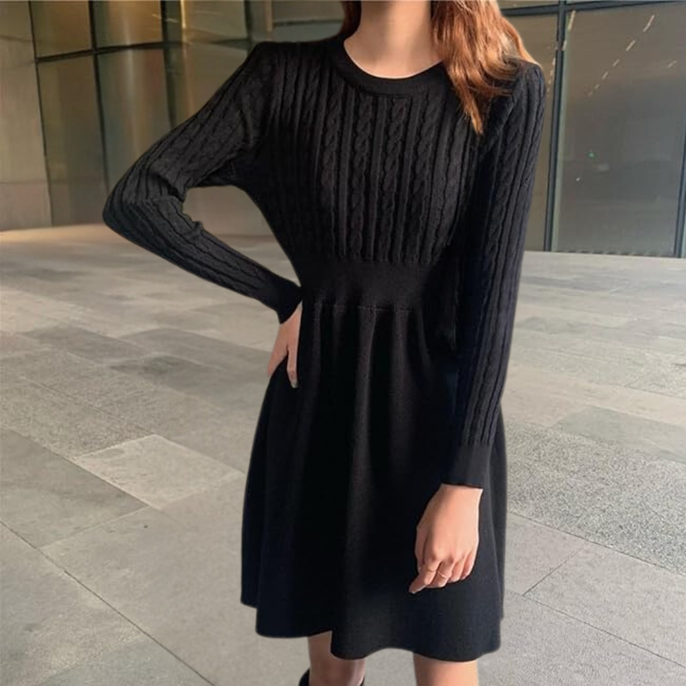Variant image for Bequemes Damenstrickkleid - Sommerkleid Mit Schmeichelhaftem Schnitt-6