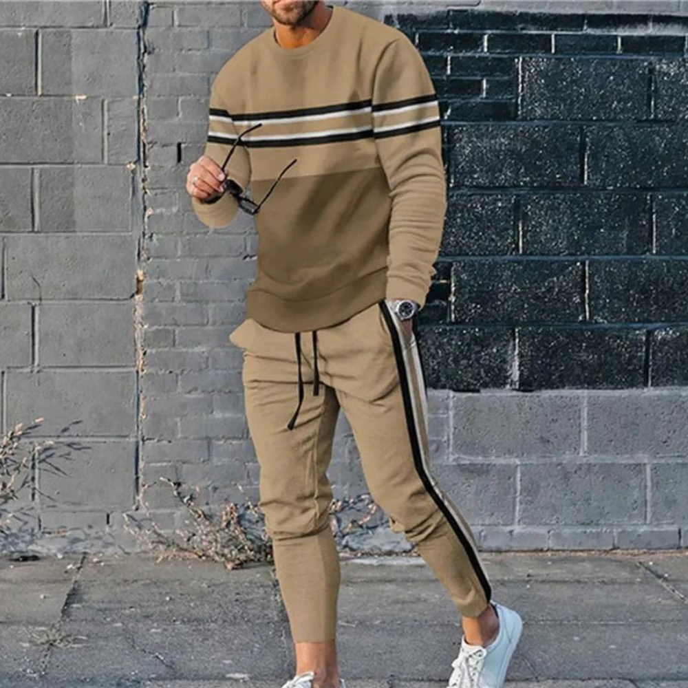 Herren Set Blau Größe M Baumwolle 2-teiliges Sommer Outfit-2