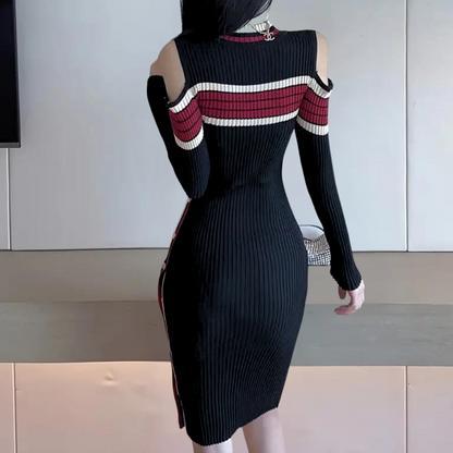 Eluned - Trendiges Sommerkleid Damen mit Kalten Schultern und Weichem Stoff-4
