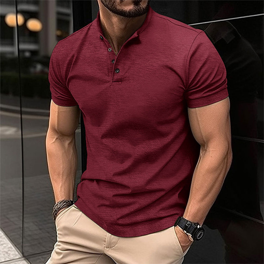 Variant image for Herren Poloshirt Blau Größe M Baumwolle – Elegantes Design für Freizeit und Formalitäten-11