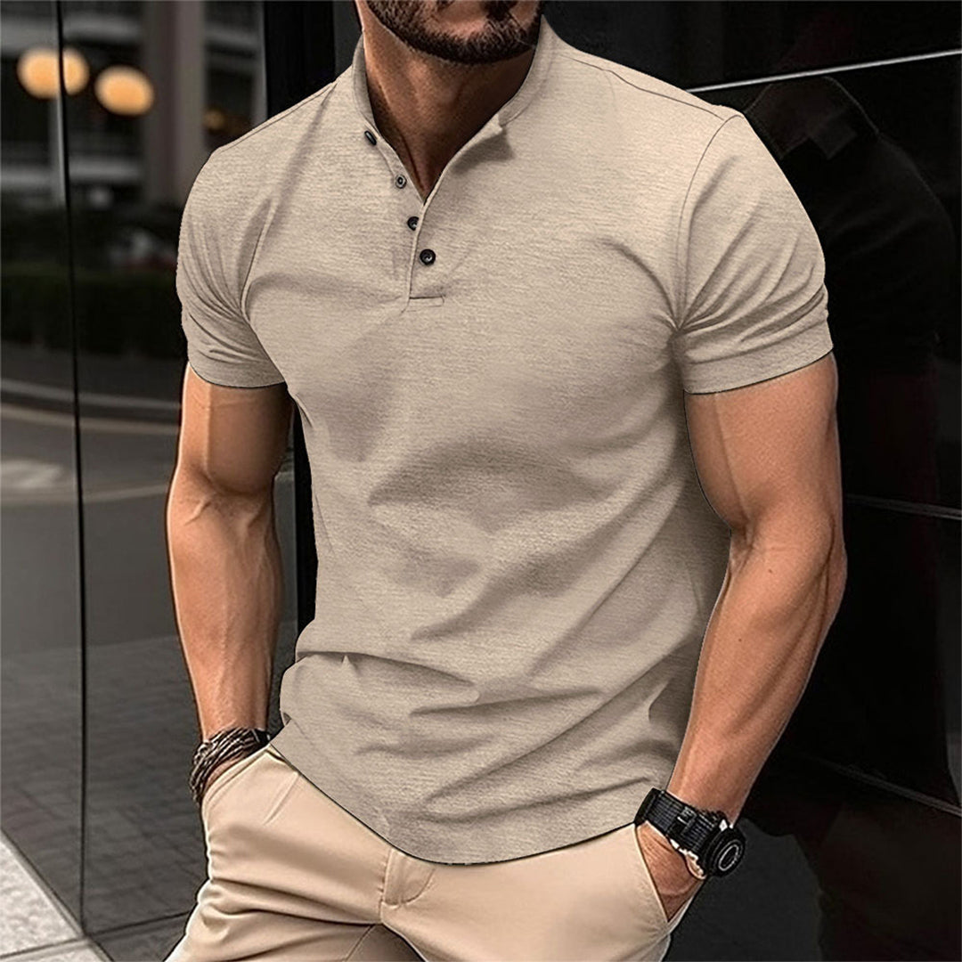 Herren Poloshirt Blau Größe M Baumwolle – Elegantes Design für Freizeit und Formalitäten-4