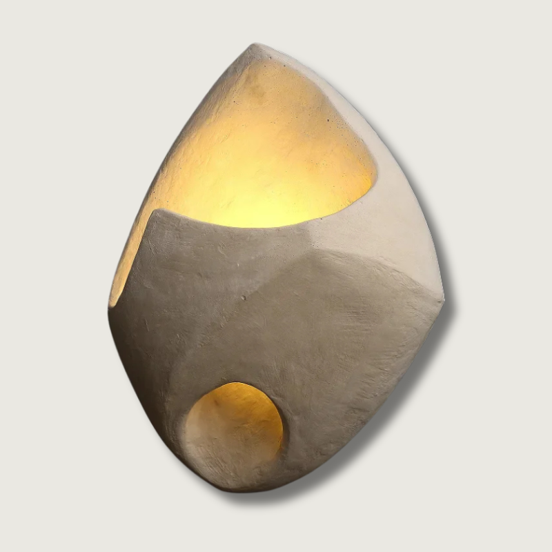 CalmSphere – Wabi-Sabi-inspirierte Wandleuchte 1