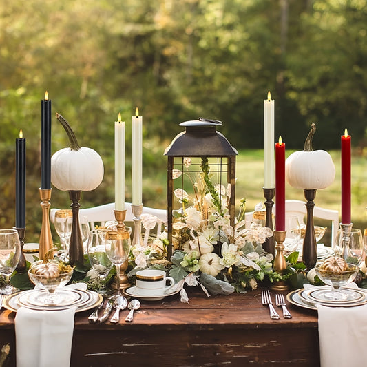 CandleLuxe – 6 LED-Stabkerzen mit Fernbedienung für luxuriöse Eventbeleuchtung 7