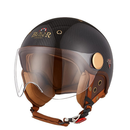 Carbon Fiber Motorcycle Helmet Lightweight Durable CE Certified 0