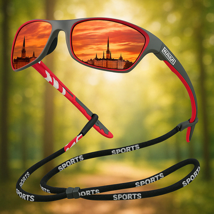 Lightweight Polarized Sunglasses – Sporty Design with UV400 Protection for Active Lifestyles