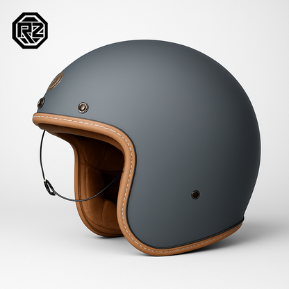 Men's motorcycle helmet DOT-approved lightweight UV protection ABS shell
