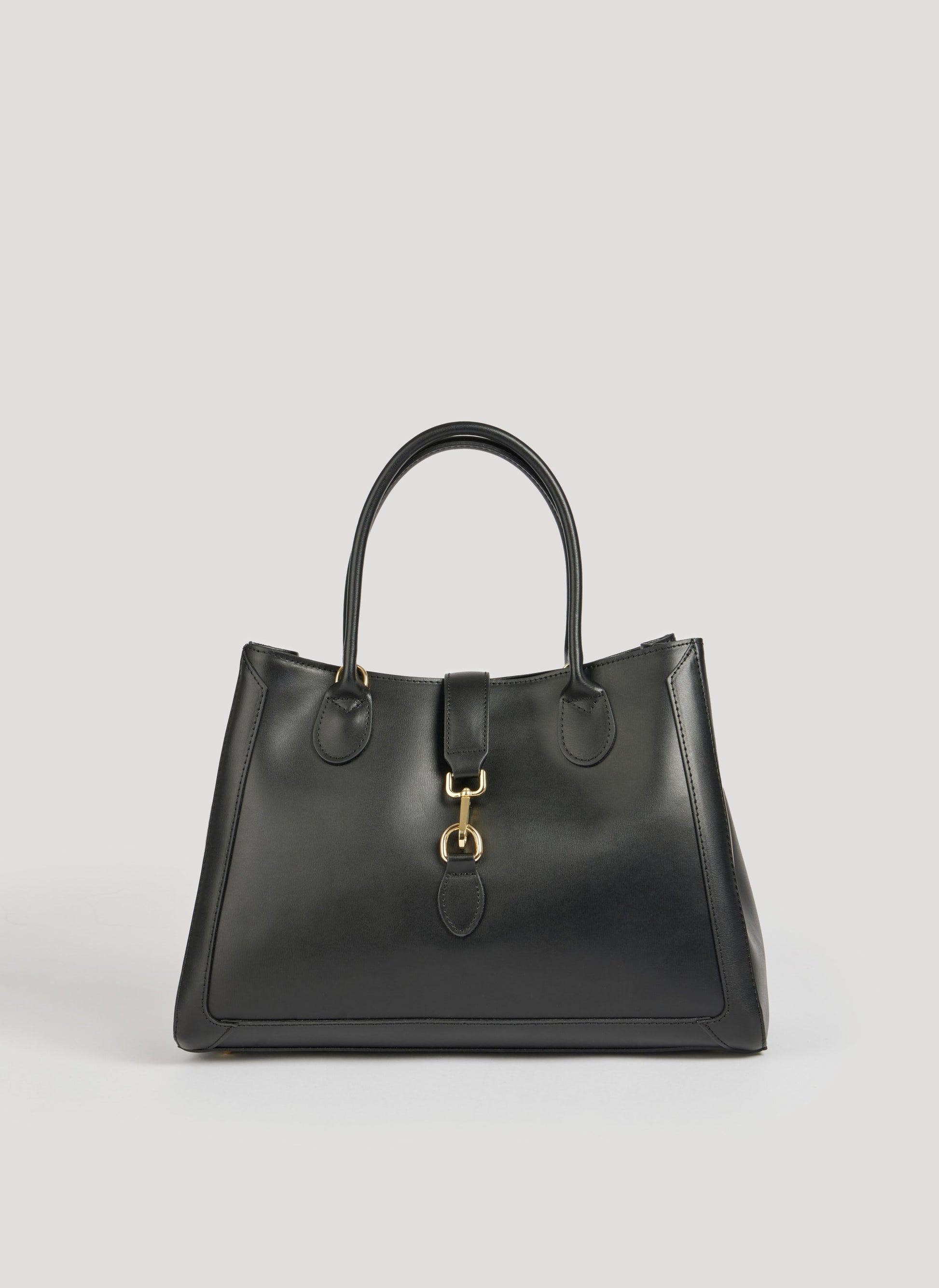 Chloe-Tasche aus gebürstetem schwarzem Leder 0