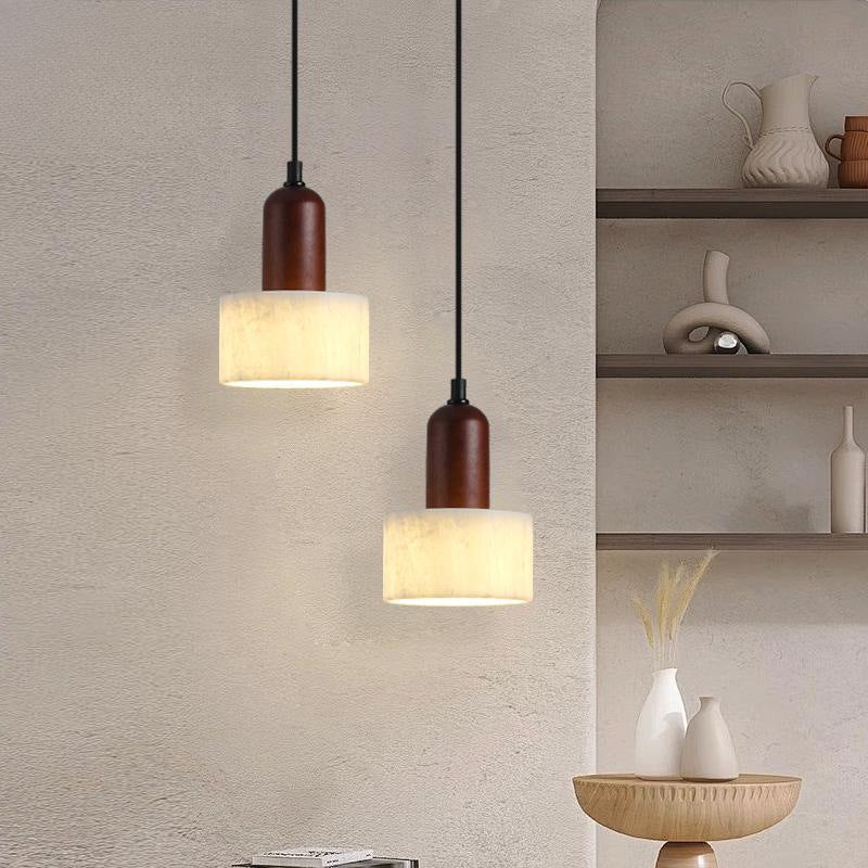 ChromaLux | Elegante Pendelleuchte aus Alab-Marmor 3