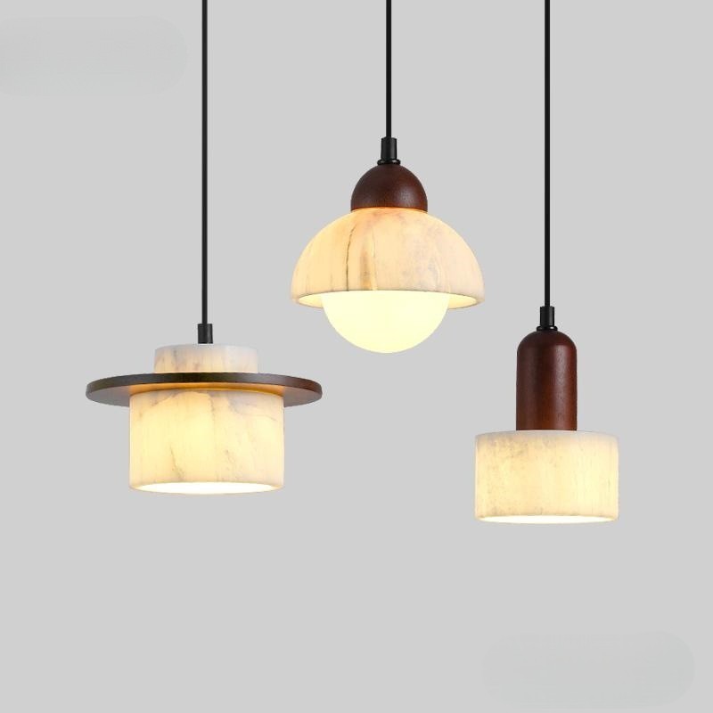 ChromaLux | Elegante Pendelleuchte aus Alab-Marmor 4