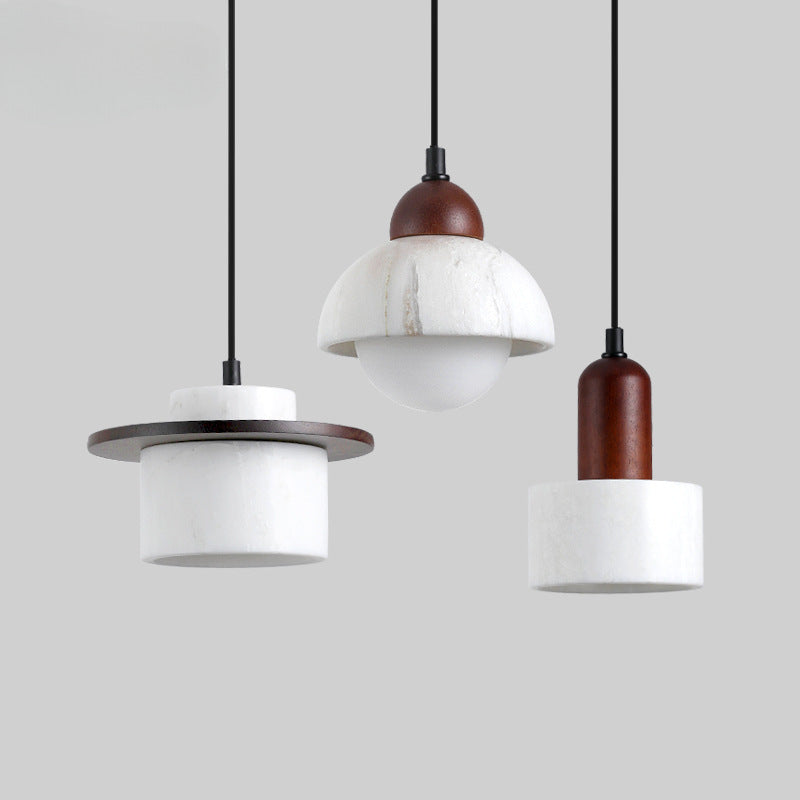ChromaLux | Elegante Pendelleuchte aus Alab-Marmor 7
