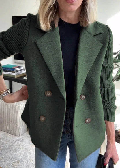 Clara | Schicker Zweireiher-Mantel für Damen – Warme Winter-Eleganz 4