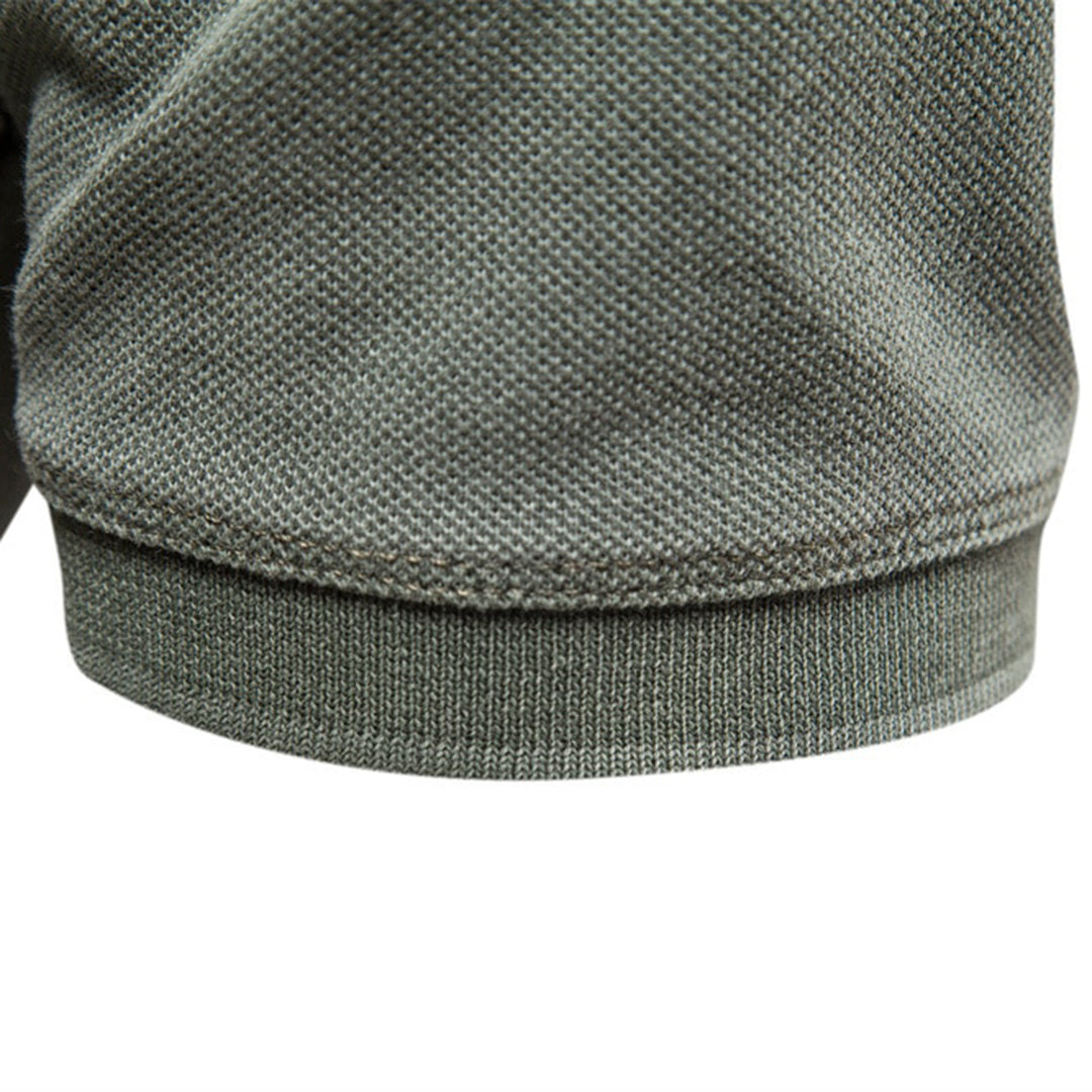 Herren Polo Shirt Klassisch Zeitlos Weich Baumwolle Atmungsaktiv-5