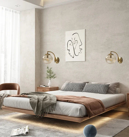 CrystalGlow – Moderne Glaswandleuchte 2