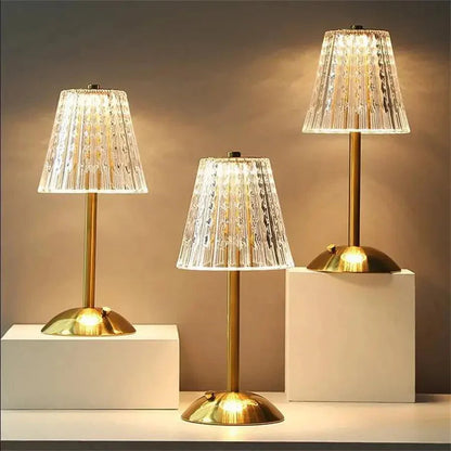 CrystalLuxe – Vintage-Tischleuchte mit elegantem Glanz 7