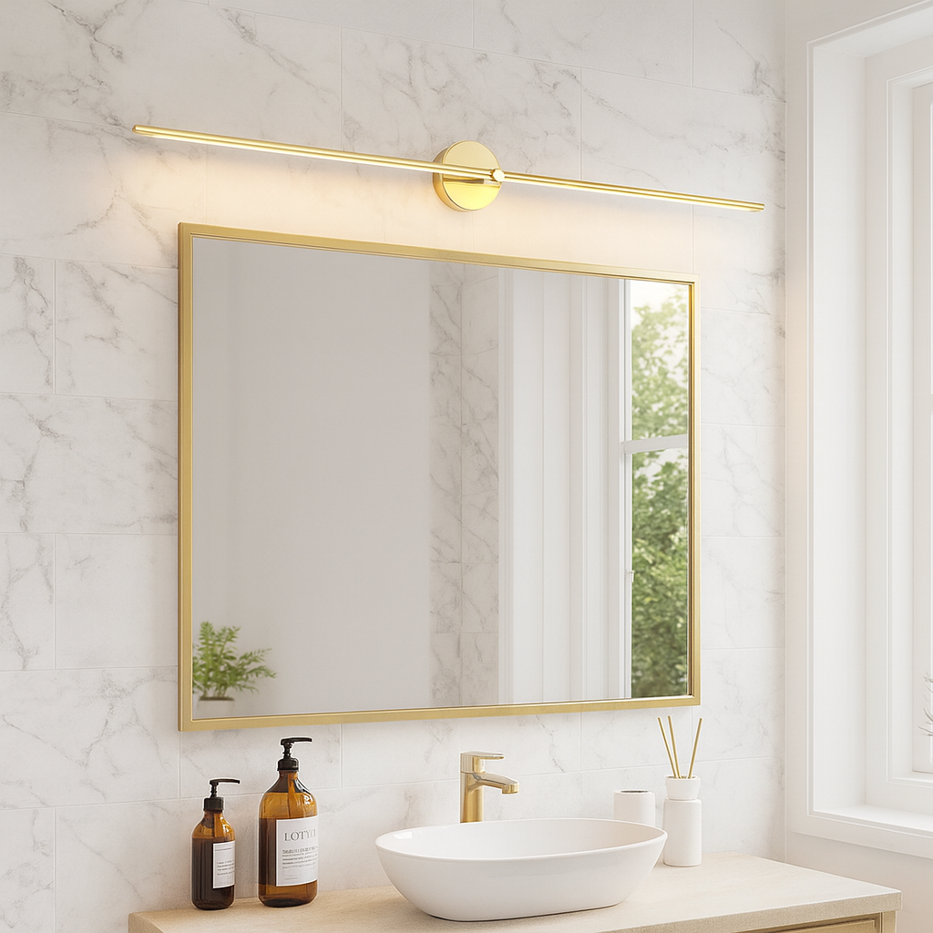 Crystalia | Minimalistische Badezimmer-Bar-Wandleuchte über dem Spiegel 2