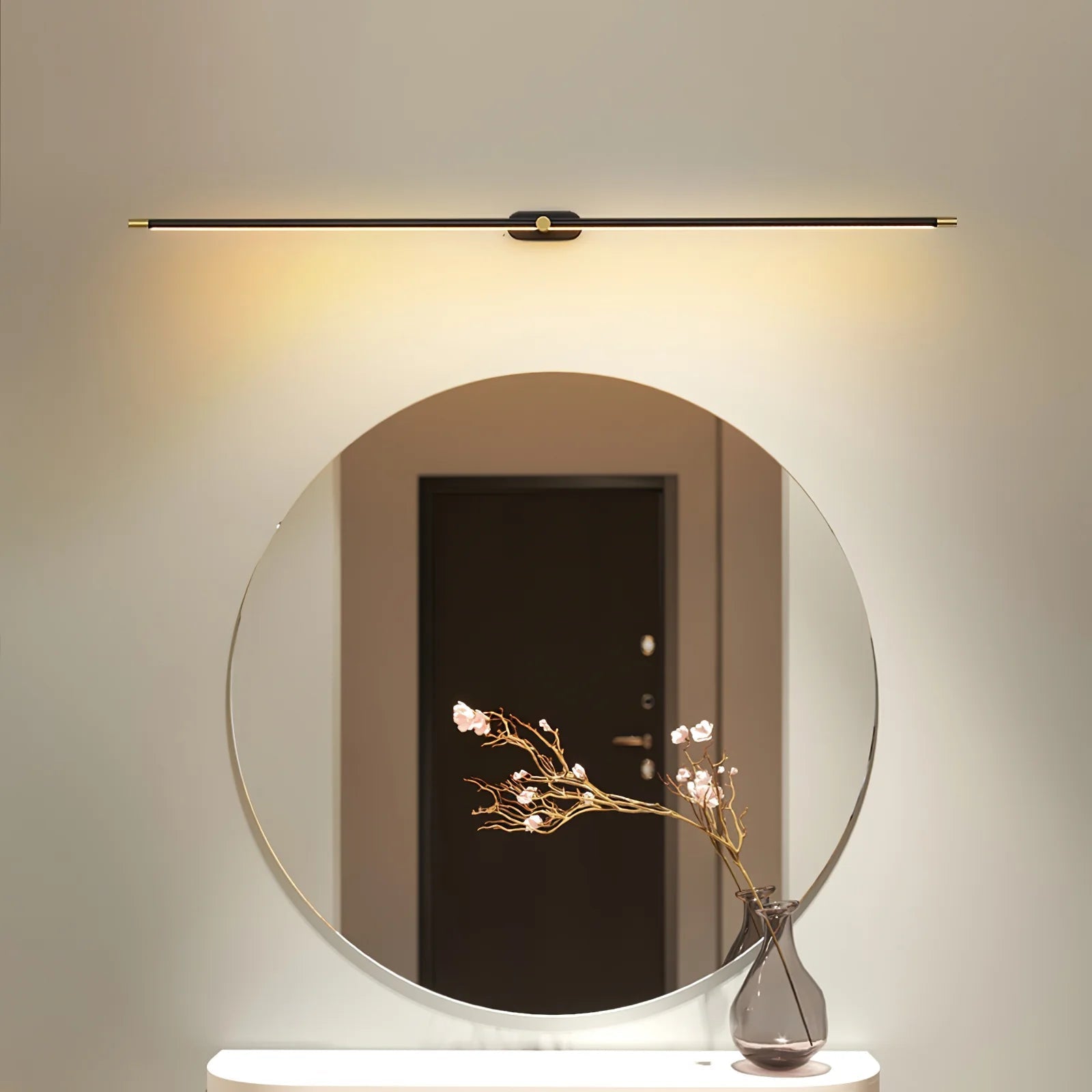 Crystalia | Minimalistische Badezimmer-Bar-Wandleuchte über dem Spiegel 3