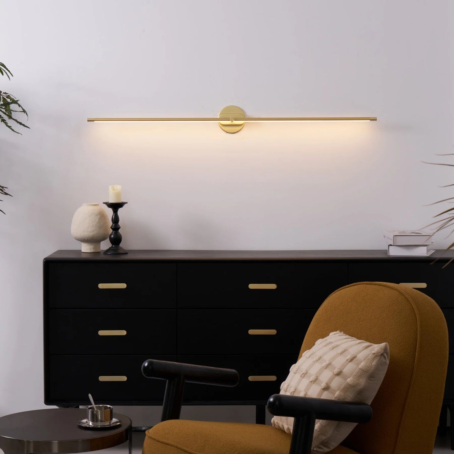 Crystalia | Minimalistische Badezimmer-Bar-Wandleuchte über dem Spiegel 4