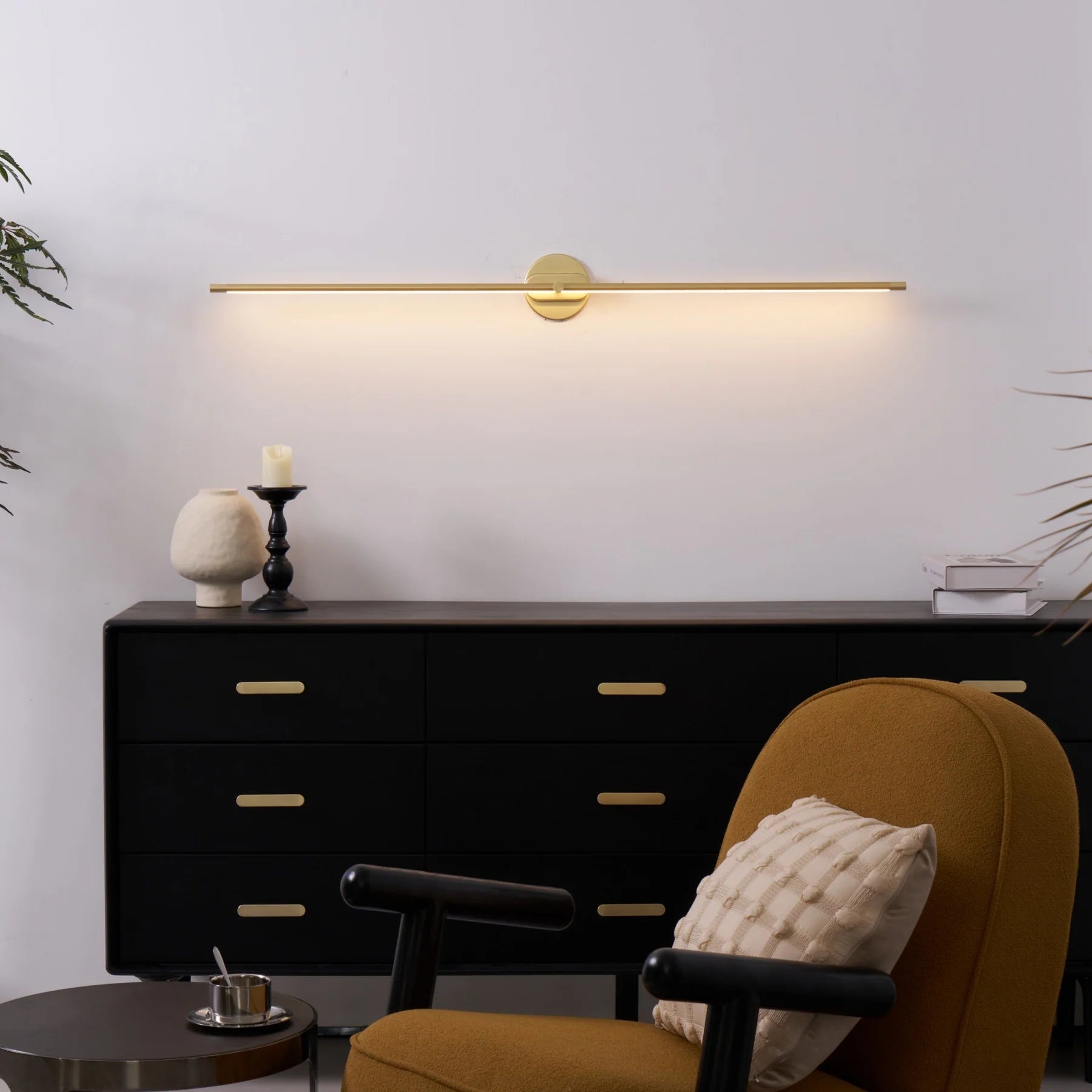 Crystalia | Minimalistische Badezimmer-Bar-Wandleuchte über dem Spiegel 4