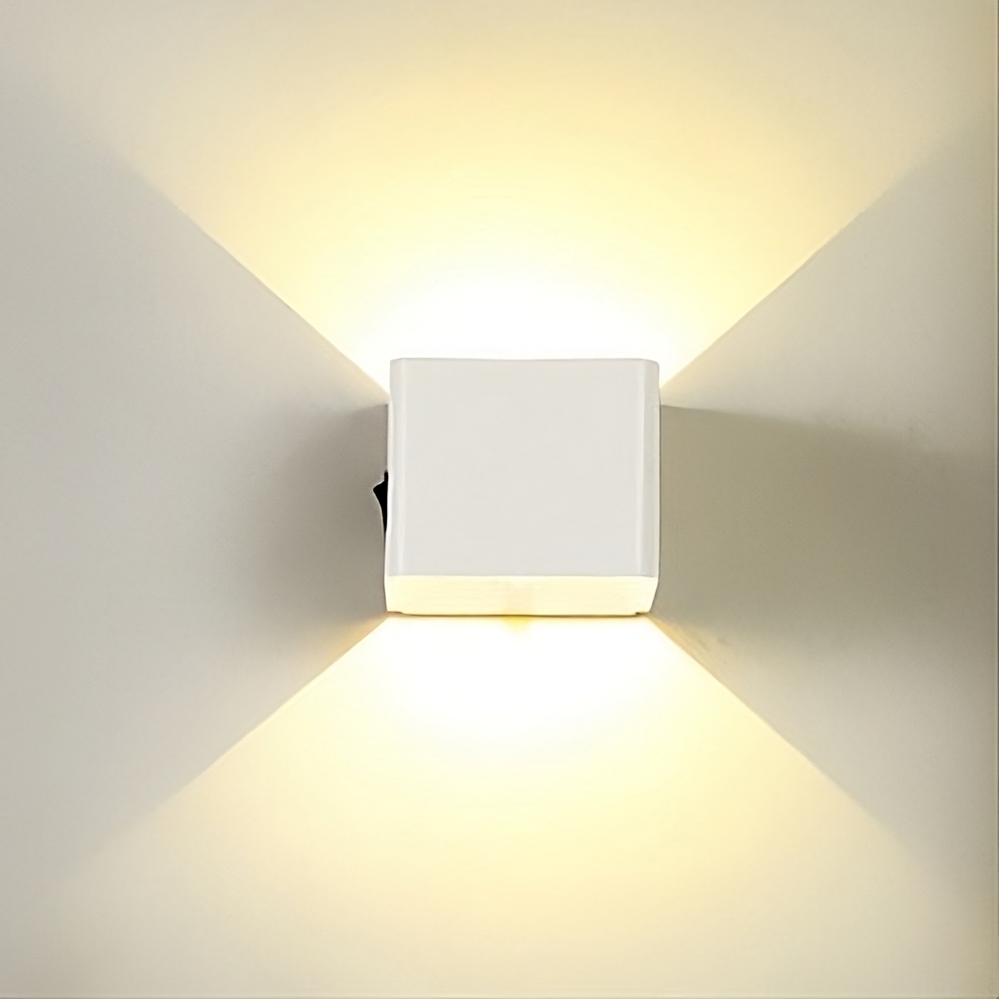 CubeGlow Wandlicht LED mit Bewegungssensor – Stilvolles Badezimmerlicht für Flure und Treppen, 5W, 4000K 8