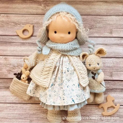 Cute Soft Plush Toys Waldorf Handmade  Cute Cotton Stuffed Plush Doll Packaging Dolls Fabricchanging Box Best Children Birthda 17