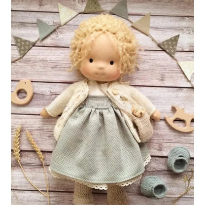 Cute Soft Plush Toys Waldorf Handmade  Cute Cotton Stuffed Plush Doll Packaging Dolls Fabricchanging Box Best Children Birthda 9