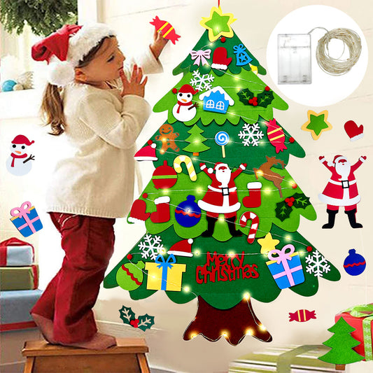 DIY Weihnachtsdekoration aus Filz – Kreative Weihnachtsdeko Basteln für die ganze Familie 0