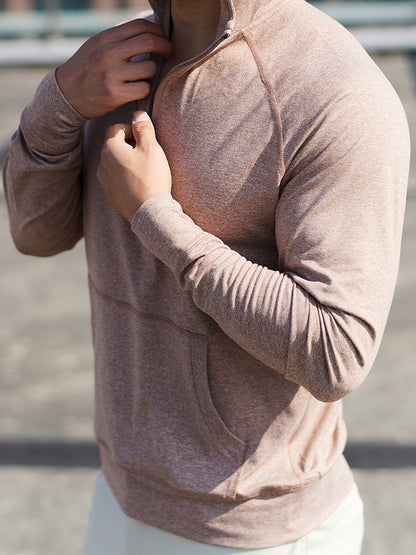 Herren Hoodie Atmungsaktiv Leicht Mit Kapuze Sweatshirt für Training und Freizeit-4