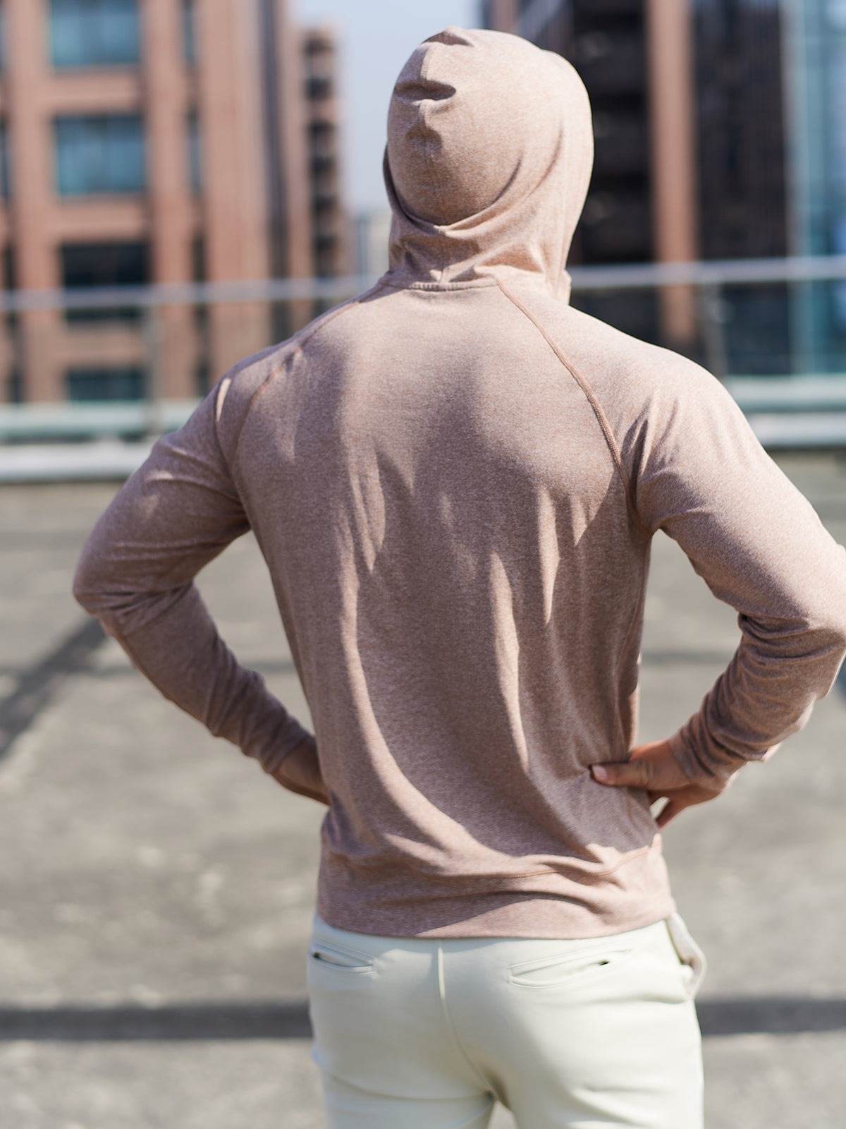 Herren Hoodie Atmungsaktiv Leicht Mit Kapuze Sweatshirt für Training und Freizeit-3