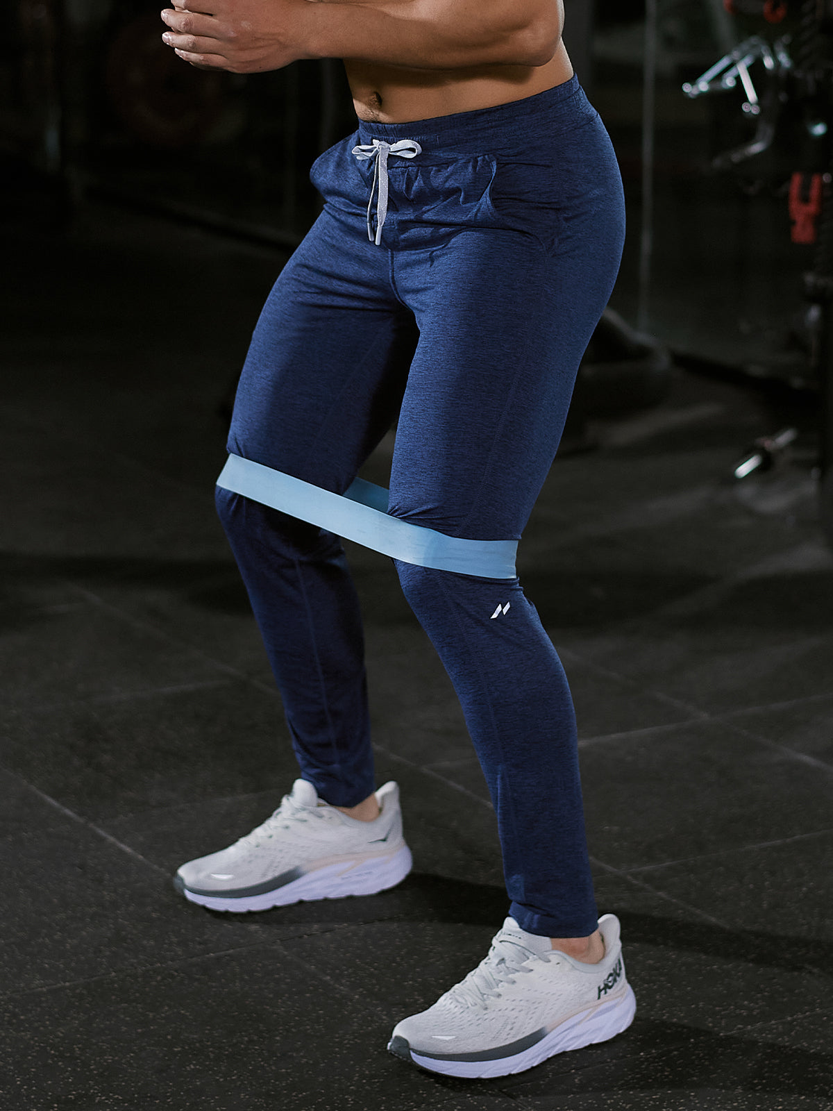 Herren Jogginghose Hochstretch Atmungsaktiv Elastischer Bund Sportliche Passform-3