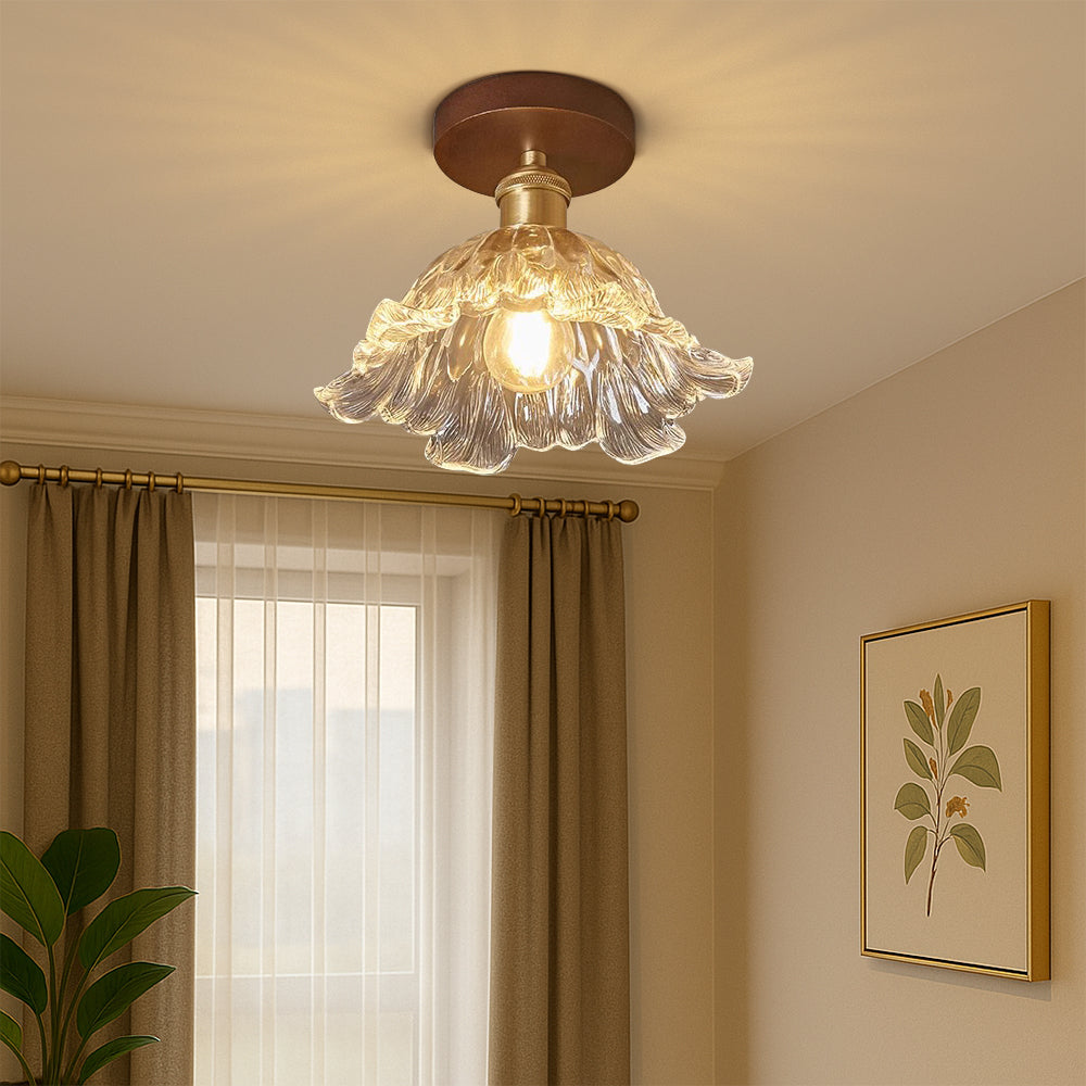 DahliaBloom | Blumenglas-Deckenleuchte für das perfekte Interieur 0
