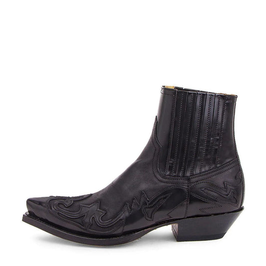 Damen Cowboy-Stiefel aus Leder mit Exklusiver Stickerei – Stilvolle Boots für Komfort und Eleganz 0