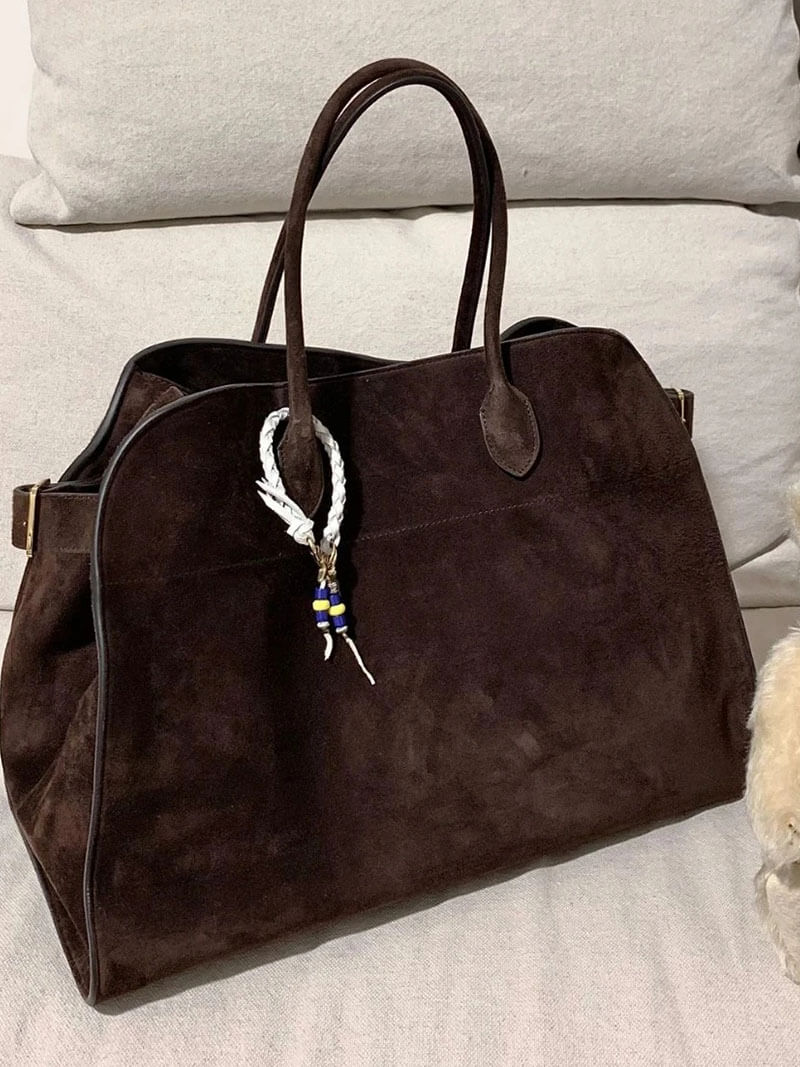 Damen Handtasche Groß Vegan Leder Elegantes Design 38 x 28 x 23 cm 1