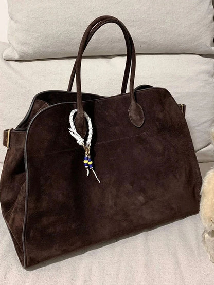 Damen Handtasche Groß Vegan Leder Elegantes Design 38 x 28 x 23 cm 1