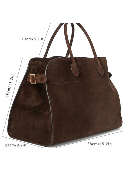 Damen Handtasche Groß Vegan Leder Elegantes Design 38 x 28 x 23 cm 7